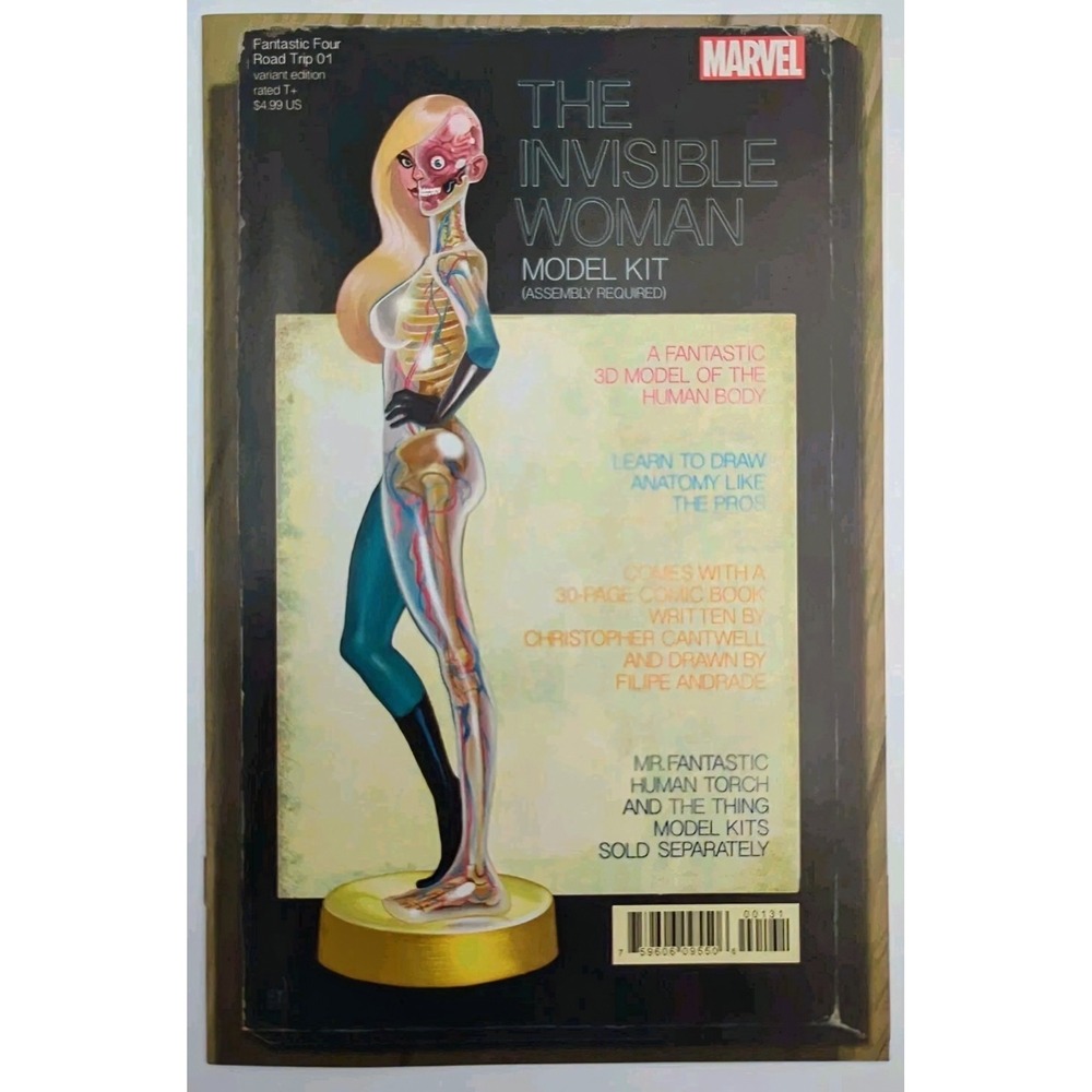 Fantastic Four Road Trip #1 (2021) Invisible Woman Model Kit Variant HTF NM Rang